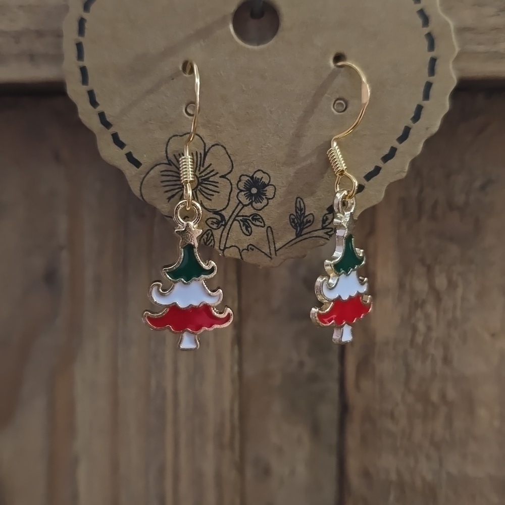 Christmas Tree Earrings